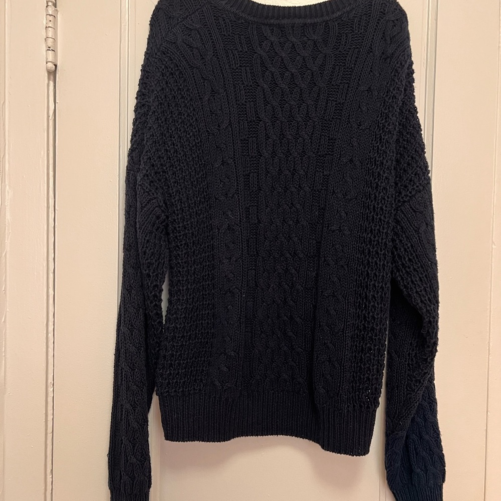 Navy Knit Sweater